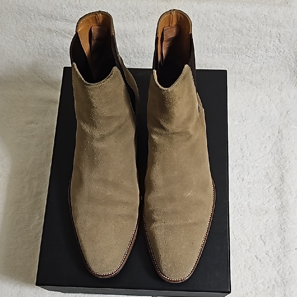 Tan Suede Men's Chelsea Boots